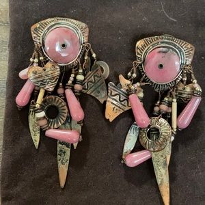 Signed Tabra vintage earrings